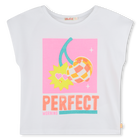 Printed cotton T-shirt BILLIEBLUSH 
                    GIRL