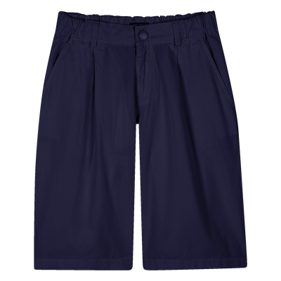 Plain cotton Bermuda shorts KENZO KIDS BOY