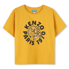 Short-sleeved cotton T-shirt KENZO KIDS 
                    GIRL