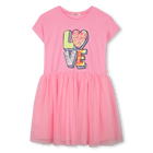 Bimaterial dress BILLIEBLUSH 
                    GIRL