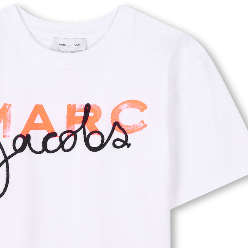 Round-neck cotton T-shirt MARC JACOBS 
                        BOY