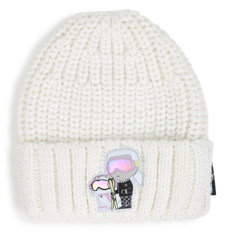 Knitted beanie KARL LAGERFELD KIDS 
                        GIRL