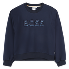 Embroidered sweatshirt BOSS 
                    GIRL