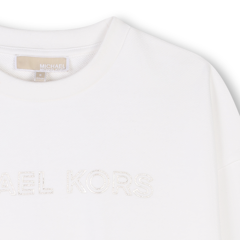 Cotton fleece sweatshirt MICHAEL KORS 
                        GIRL