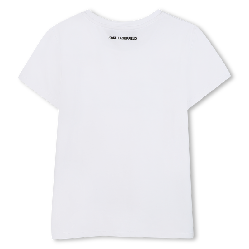 Short-sleeved T-shirt KARL LAGERFELD KIDS 
                        GIRL