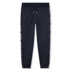 Fleece jogging bottoms, NAVY, hi-res
