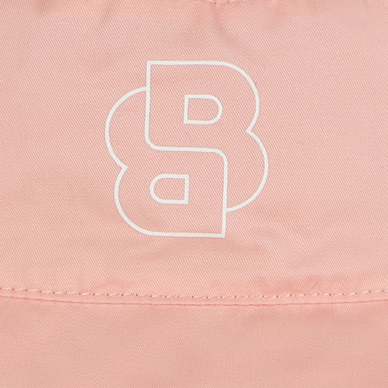 Frilled cotton bucket hat BOSS 
                        GIRL