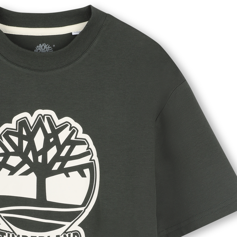 Two-tone T-shirt with logo TIMBERLAND 
                        BOY