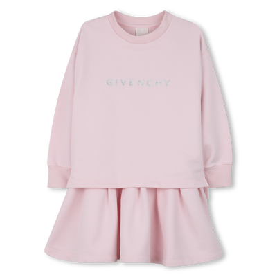 Dress with pleated bottoms and slits GIVENCHY GIRL