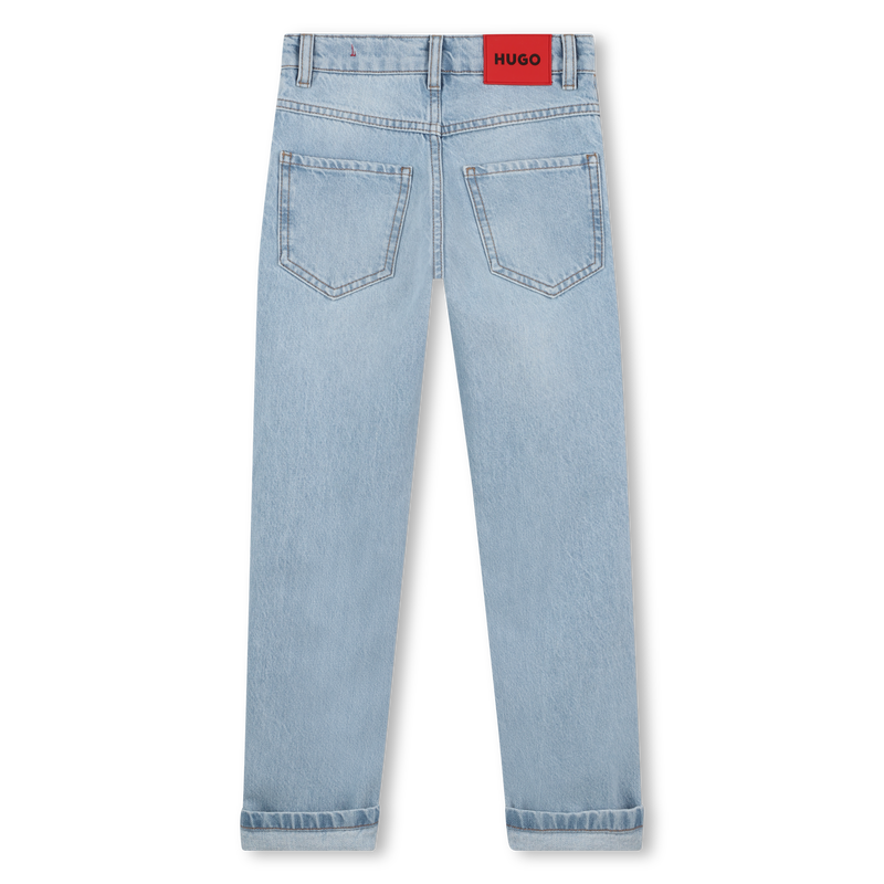 5-pocket cotton jeans HUGO 
                        BOY