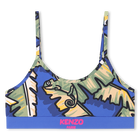 Palm-print two-piece swimsuit KENZO KIDS 
                    GIRL