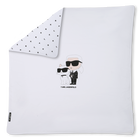 Printed cotton blanket KARL LAGERFELD KIDS 
                    UNISEX