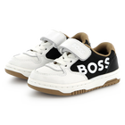 Leather lace-up trainers BOSS 
                    BOY