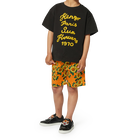 Cotton satin Bermuda shorts KENZO KIDS 
                    BOY