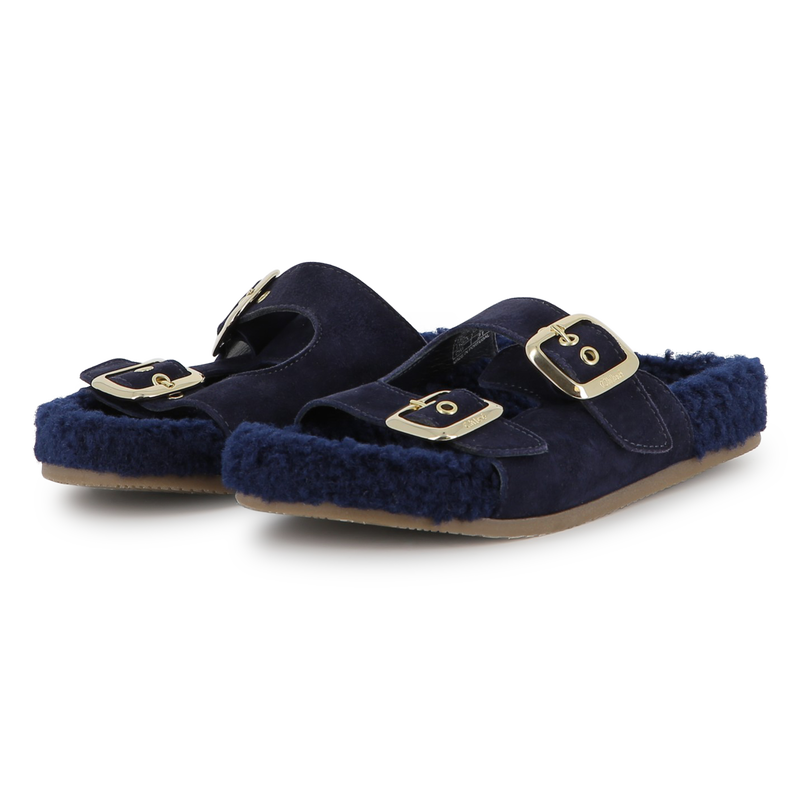 Cow suede leather sandals CHLOE 
                        GIRL