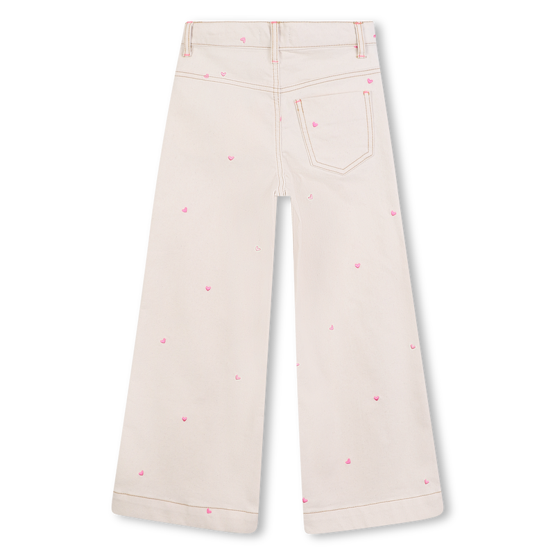 Cotton trousers with hearts BILLIEBLUSH 
                        GIRL