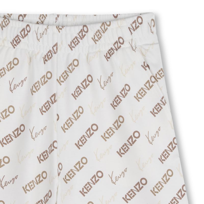 BERMUDA SHORTS WITH PATCH POCKETS KENZO KIDS 
                        UNISEX