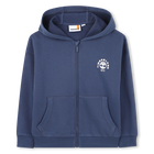 Hooded jogger sweatshirt, SLATE BLUE, hi-res