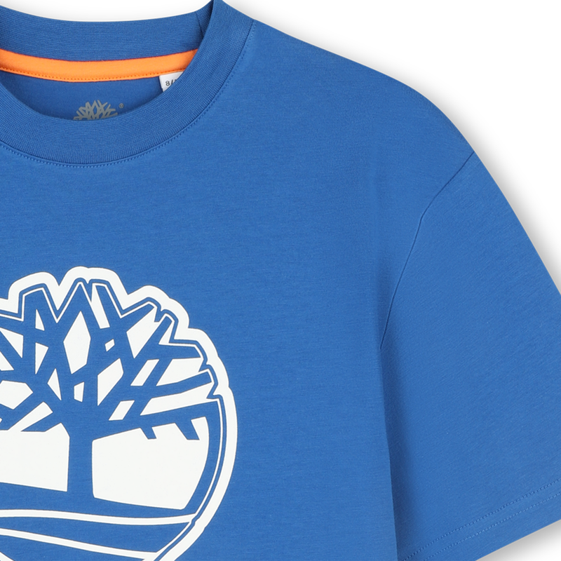 Two-tone T-shirt with logo TIMBERLAND 
                        BOY