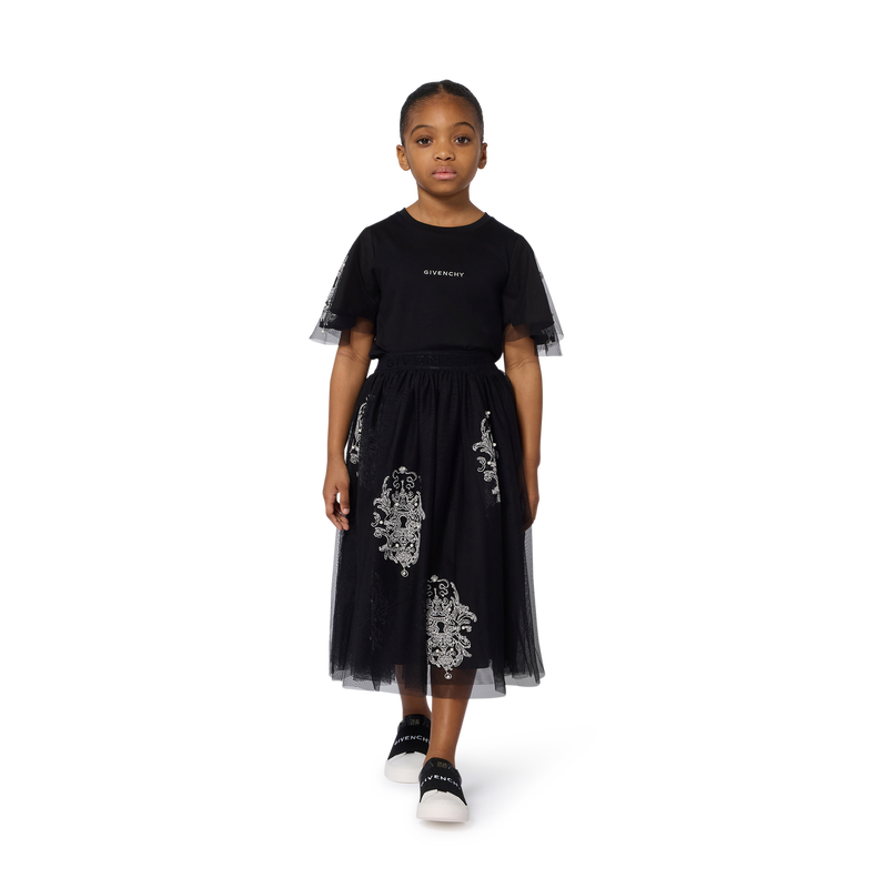 Ruched tulle skirt GIVENCHY 
                        GIRL