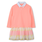 Bi-material dress BILLIEBLUSH 
                    GIRL
