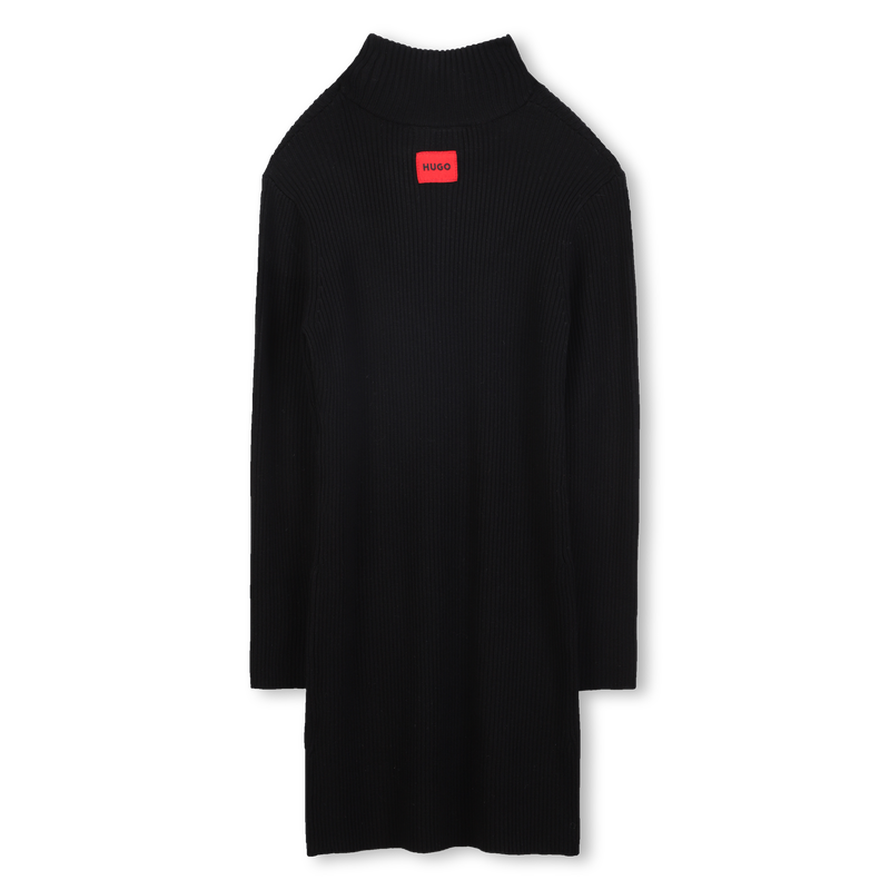 Long-sleeved knitted dress HUGO 
                        GIRL
