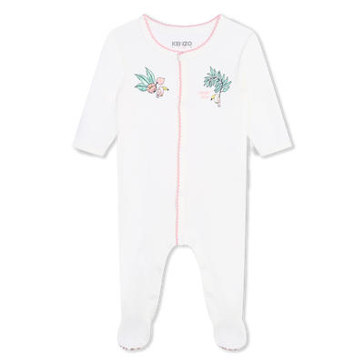 Cotton press stud pyjamas KENZO KIDS GIRL