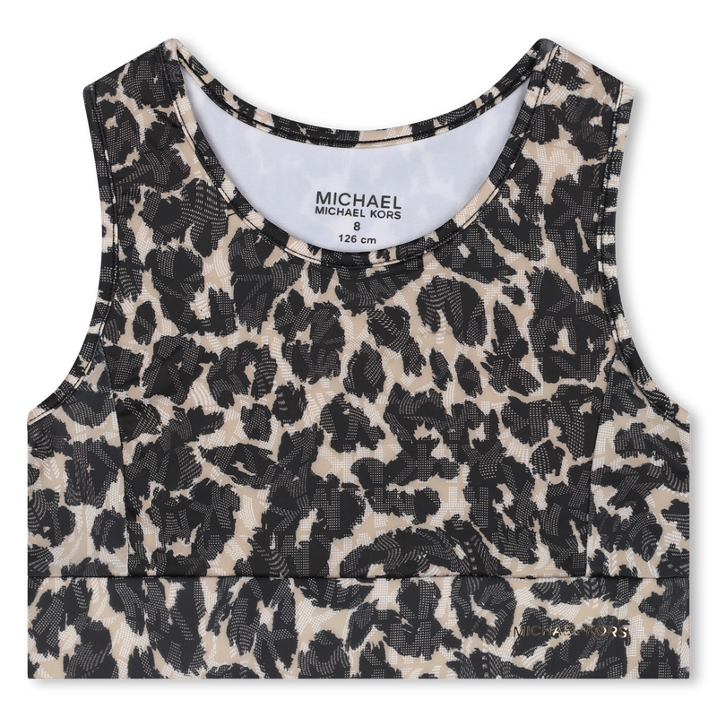 Printed bra top MICHAEL KORS 
                        GIRL