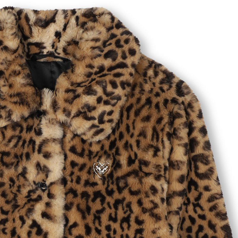 Long fleece coat SONIA RYKIEL 
                        GIRL