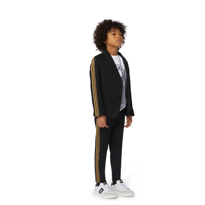 Formal jacket with stripes KARL LAGERFELD KIDS 
                        BOY