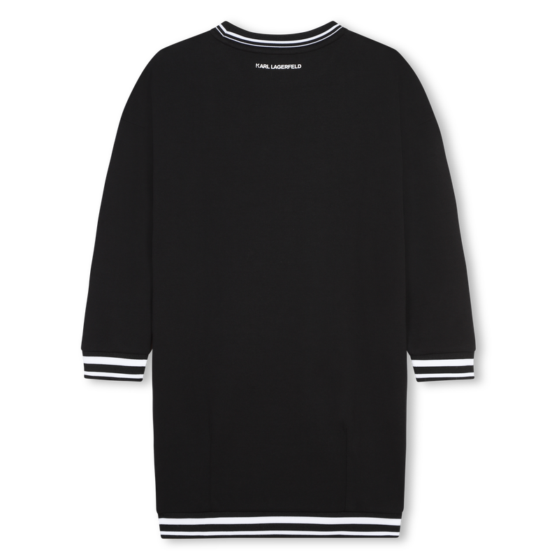 Straight two-tone dress KARL LAGERFELD KIDS 
                        GIRL