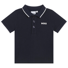 Short sleeve polo, NAVY, hi-res