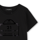 T-shirt with prints KARL LAGERFELD KIDS 
                    GIRL