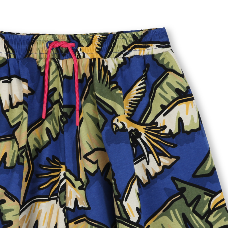 Printed cotton shorts KENZO KIDS 
                        GIRL