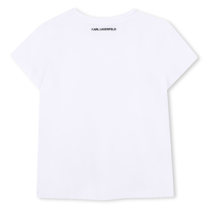 T-SHIRT ILLUSTRATION CHOUPETTE KARL LAGERFELD KIDS 
                        GIRL