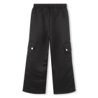 Satin multi-pocket trousers MICHAEL KORS 
                    GIRL