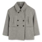 Wool cloth coat DKNY 
                    GIRL