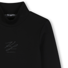 Long sleeve t-shirt KARL LAGERFELD KIDS 
                    GIRL