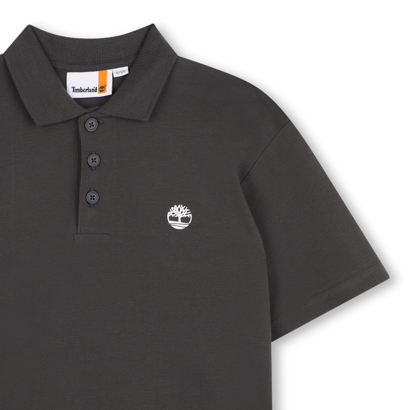 SHORT-SLEEVED POLO SHIRT WITH LOGO TIMBERLAND 
                        BOY