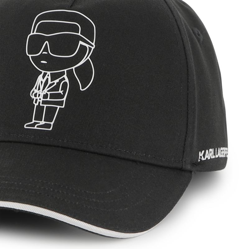 Adjustable cotton cap KARL LAGERFELD KIDS 
                        BOY