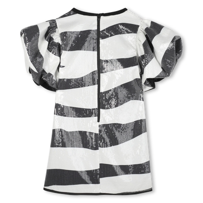 Dress with full zebra pattern MARC JACOBS GIRL