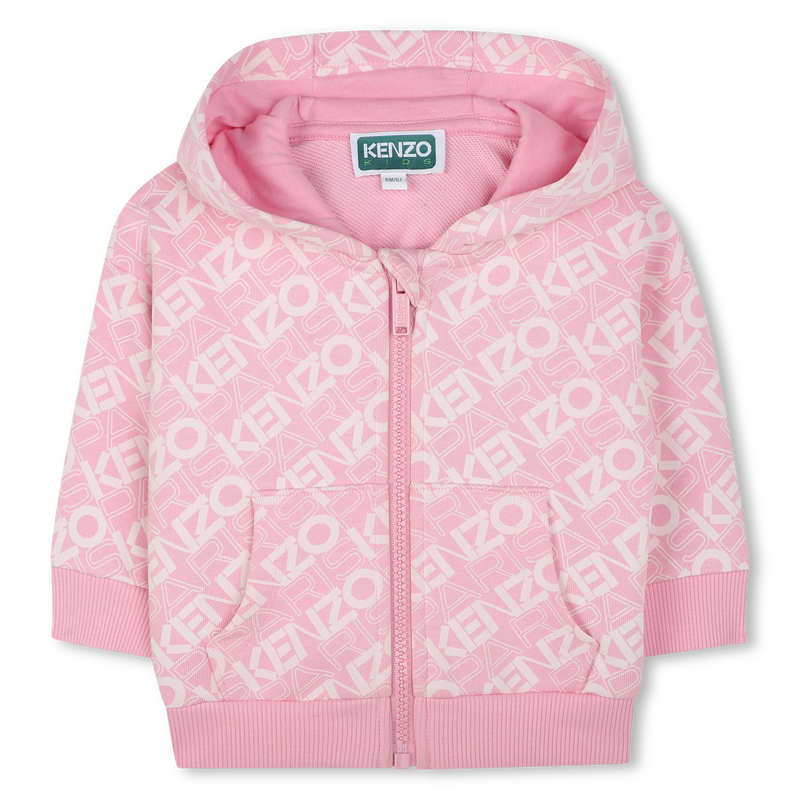 Fleece cardigan and trousers KENZO KIDS 
                        GIRL