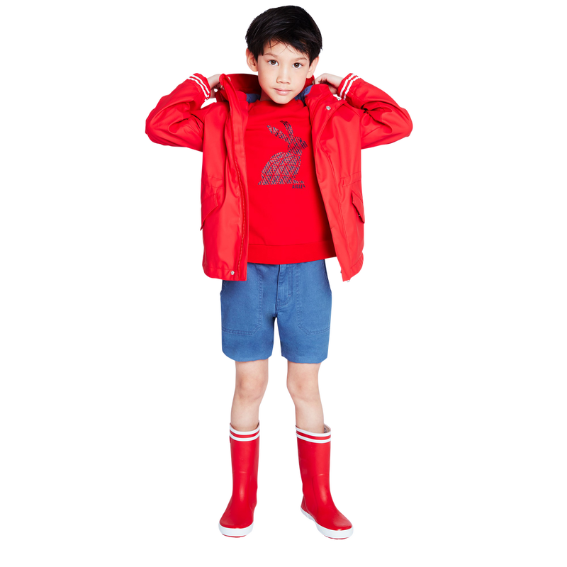 Cotton-rich Bermuda shorts