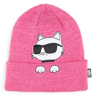 Hat and cowl set KARL LAGERFELD KIDS 
                    GIRL
