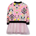 Bi-material dress BILLIEBLUSH 
                    GIRL