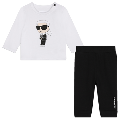 T-Shirt & Trouser Set KARL LAGERFELD KIDS BOY