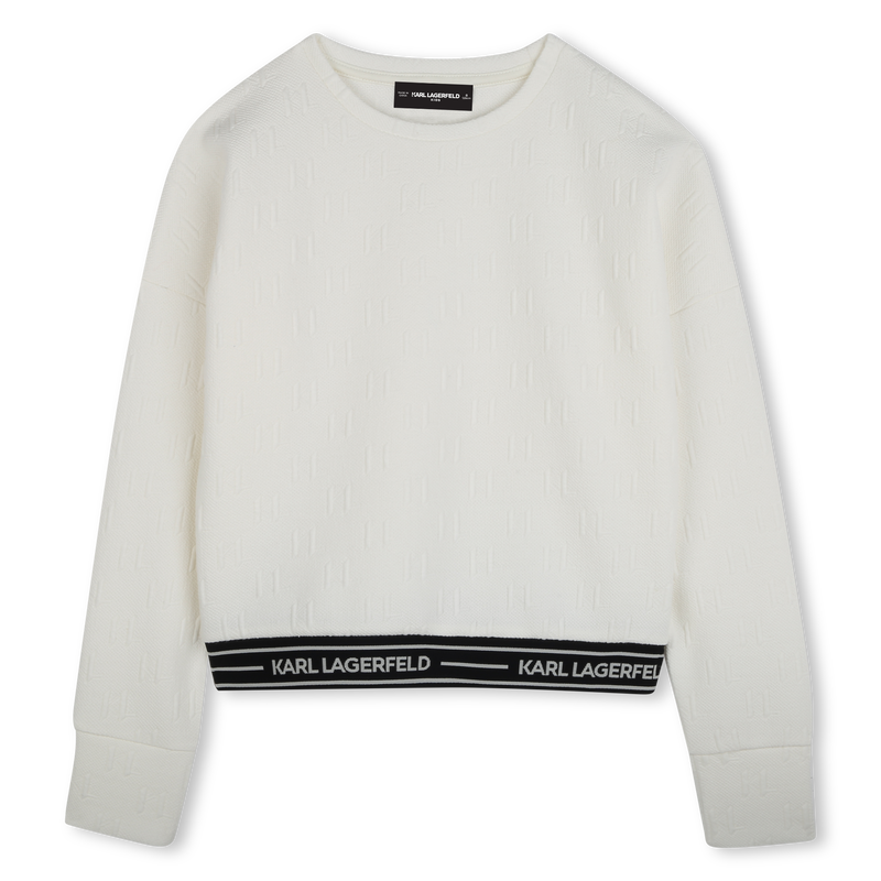 Long-sleeved sweatshirt KARL LAGERFELD KIDS 
                        GIRL