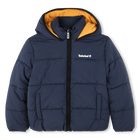 Water-repellent logo parka, NIGHT, hi-res
