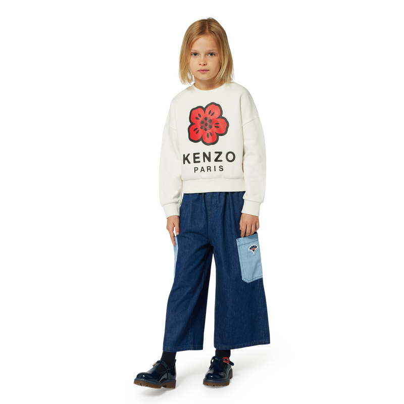 Elasticated waist jeans KENZO KIDS 
                        GIRL