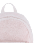 Small backpack made of fluffy fleece KARL LAGERFELD KIDS 
                    GIRL